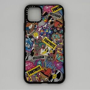 iPhone 11 Pro Max Casetify Fortnite Stickers Phone Case - Multicolor